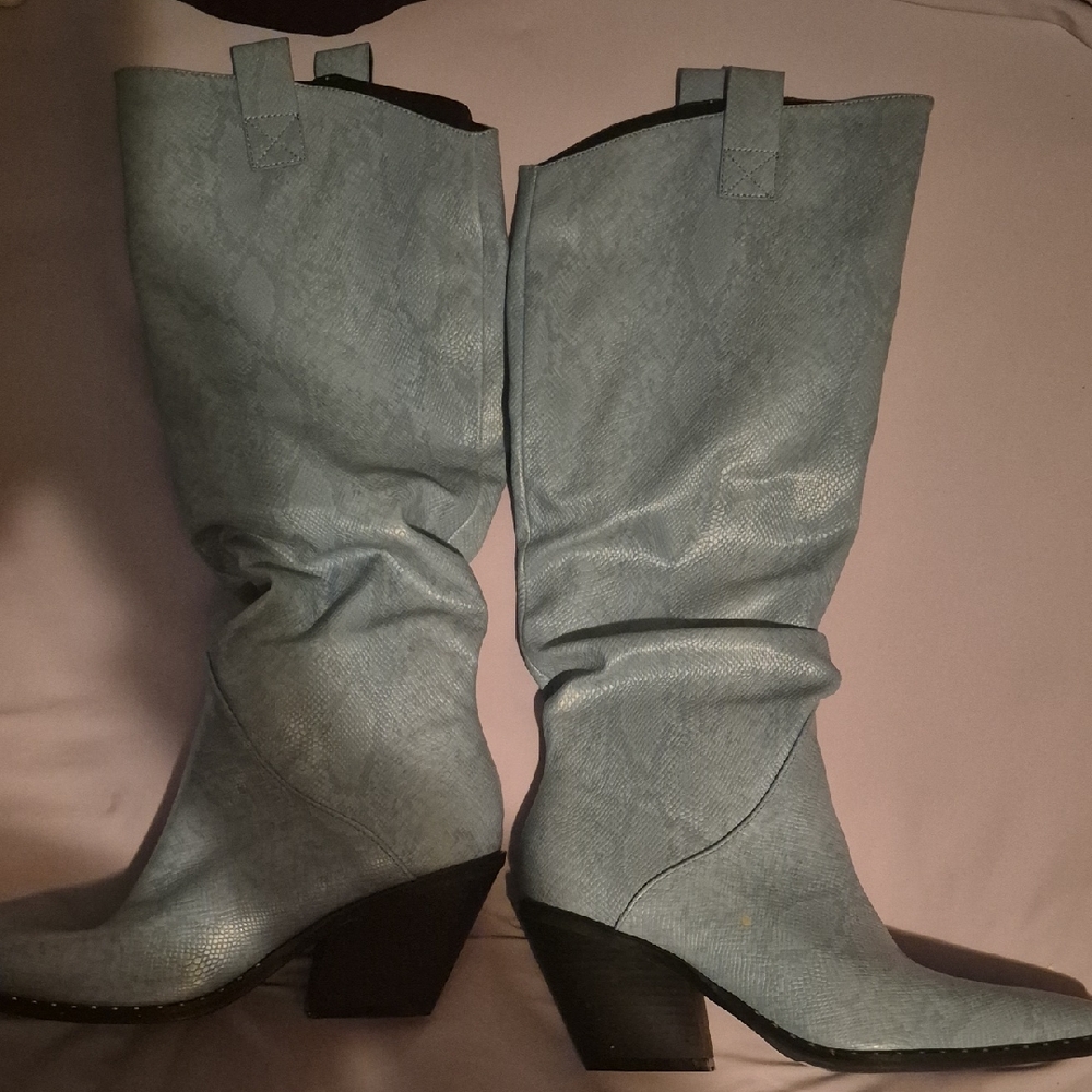 Stylish Blue Women's Boots